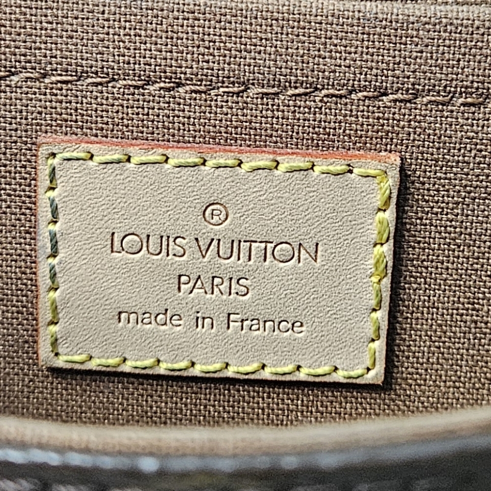 Louis Vuitton Brown Tan Monogram Briefcase - Picture 4 of 4